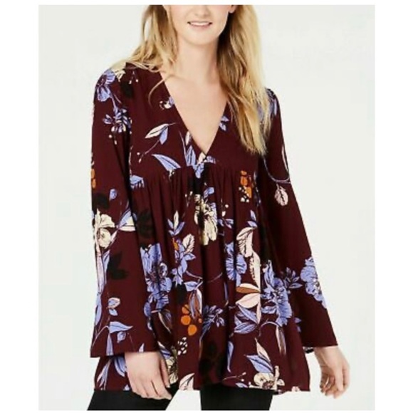 Free People Tops - ✨Host Pick✨ NWOT Free People Floral Blouse
